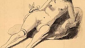 Vintage Erotic Drawings Come Alive in Stunning Detail!