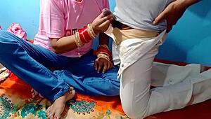 Pregnant Indian Woman Gets Gentle Pussy Fucking on Wedding Day