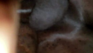 Bold homemade couple fucking with creampie and cum