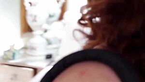 Small Redhead Gets Facial