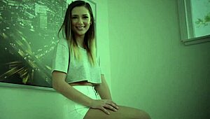 Watch this teen slut suck cock in pov?