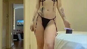 ariana dances in her micro bikini