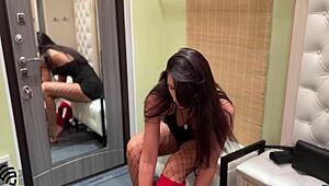 hey, can you believe this prostitute is my stepmother fulfilling dirty orders?