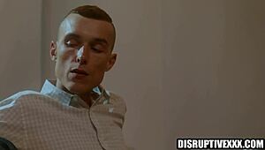 Spying on Gay Sex with Stepbrother's Boyfriend – Deepthroat Action!