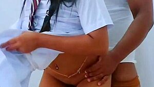 suggestive teen couple hot sex with asian petite girlfriend