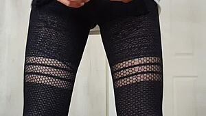 Sofia Natalia Colin Puts on Condom and Experiences Intense Orgasm with Legs Trembling