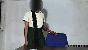 ebony babe outdoor adventure with ripped clothes