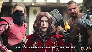 Just another wild D&D cosplay adventure with golden rain