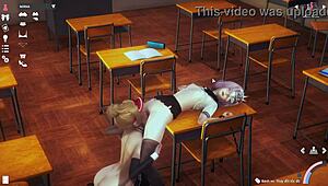 anime hentai uniform scene