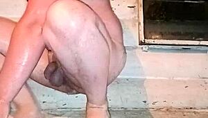 Russian gay with big ass tests anal with butter pack