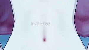 oc new employee with big tits in 3d hentai game.