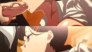 Vanilla Sex Compared to Futanari Cumshot Compilation in 2D Animation