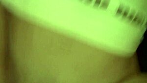 Amateur brunette stops studying to suck her boyfriend's cock in a facial ending