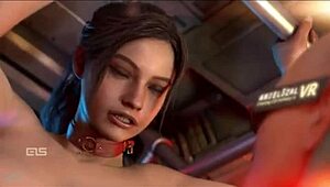 Best claire redfield compilation in 2024 with sexy anime hentai scenes