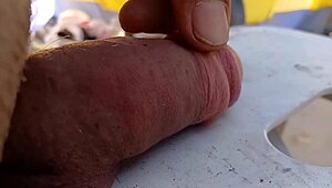 Unleashing My Cock to Bounce Hard in Slow Motion Close-Up