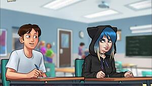 Summertime saga 158 with teacher interactions.