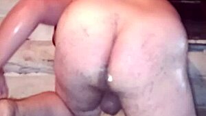 Russian gay with big ass tests anal with butter pack