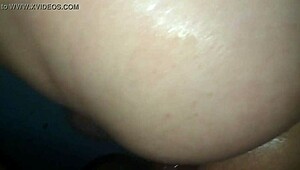 Black chubby guy fucks white bear in gay encounter.