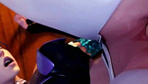 kda kaisa sucks and fucks 2 big cocks 😍