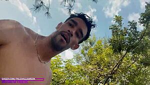 It was too hot outside and it felt better to stay naked