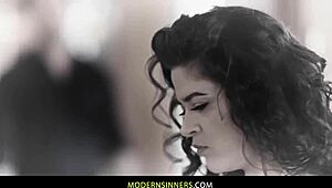 Interracial Big Tits Babe Face Sitting and Anal Creampie Action!