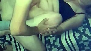 Amateur couple tries out missionary position and self pleasure