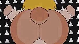 Big assed Noelle Holiday in a hardcore group scene with a big cocked monster