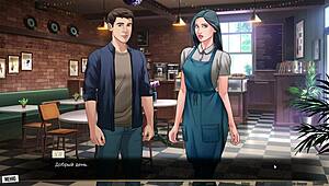 complete gameplay in our red string part 19, that whore is bent over for anal