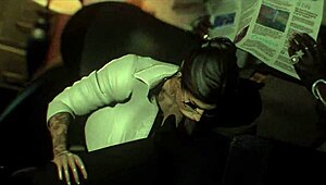 Office hentai anime features big tits and interracial ass at work