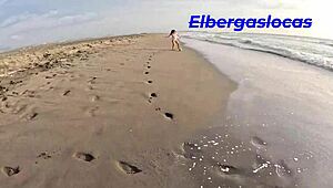 we had sex in front of the beach, feeling the thrill of public fucking