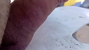 Unleashing My Cock to Bounce Hard in Slow Motion Close-Up