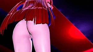 jessica rabbit fingers her pussy to orgasm in hotel room cartoon hentai.