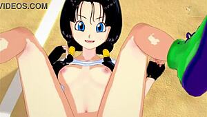 videl thanks you for the flying lesson in dragon ball z