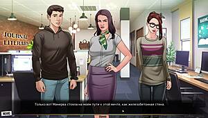 in this hentai game, the slut gets naked and sexy.