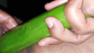 Sexy Indian Wife Explores Wild Toy Play.