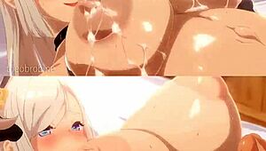 Vanília szex vs futa éléskamra gyűjtemény 2D animációban