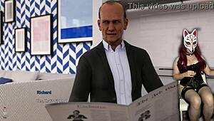 Hey, what’s with this sexy maid’s wild steps?