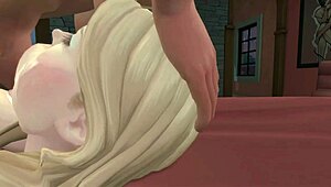 she keeps sucking with intense face fuck and gooey deepthroat action.