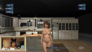 Sex lady sonia gets cum covered in 3d game 😏