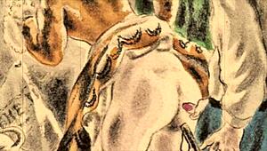 vintage erotic illustration got me hooked, wanna check it out together? 😜