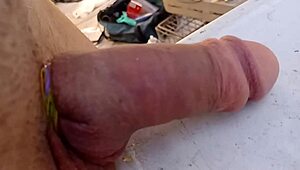 Unleashing My Cock to Bounce Hard in Slow Motion Close-Up