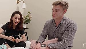 Красиво гей трио се развихря с духания и интензивно действие