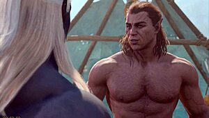 Baldur's Gate 3 Halsin Romance Gay Scene
