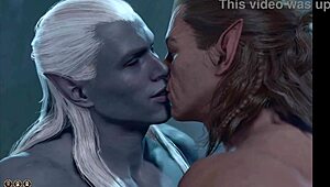 Baldur's Gate 3 Halsin Romance Gay Scene