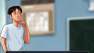 Summertime saga 158 with teacher interactions.