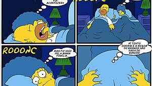 Hey, check this wild cartoon parody of The Simpsons with cop action!