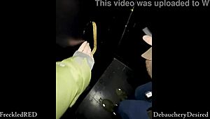 I sucked a stranger's HUGE MONSTER COCK at GLORY HOLE, BOLD BLOWJOB leading to CUM ON FACE.