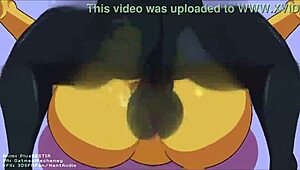 i was rough mating pressin her ass with my huge cock, plap plap plap, creampie everywere