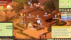 i play summer clover harem, big blonde stepsis rides my giant cock at nite