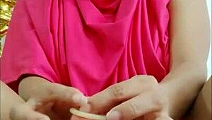 Did My New Year Challenge with Indian Dress-Up Masturbation!